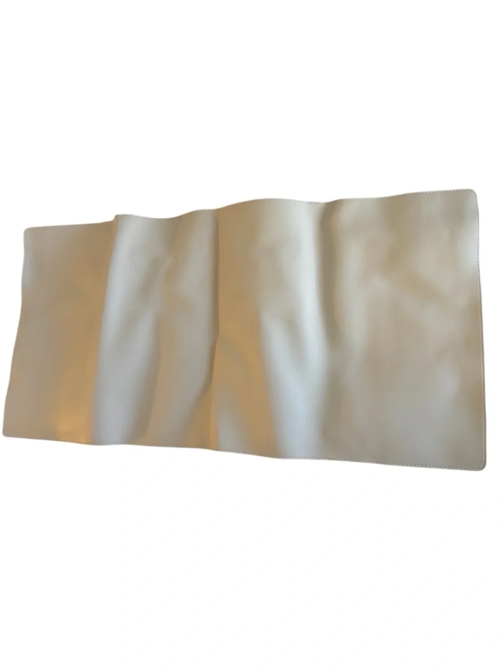 Wolaile | Big leather waterproof keyboard Desk Pad 36x17 inch Ivory White